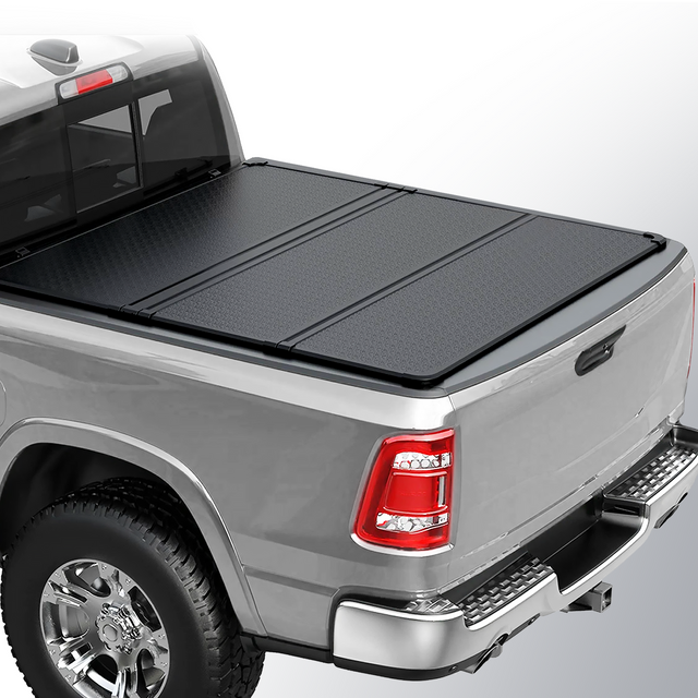 Trucktok 2003-2024 Dodge Ram 1500 2500 3500 6.4FT Hard Tri-Fold Tonneau Cover Truck Bed TruckTok
