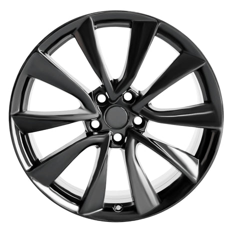 19x8.5" 5x114.3mm Hyper Black 1 pc Wheels For Tesla Wheels Models Y X S 3
