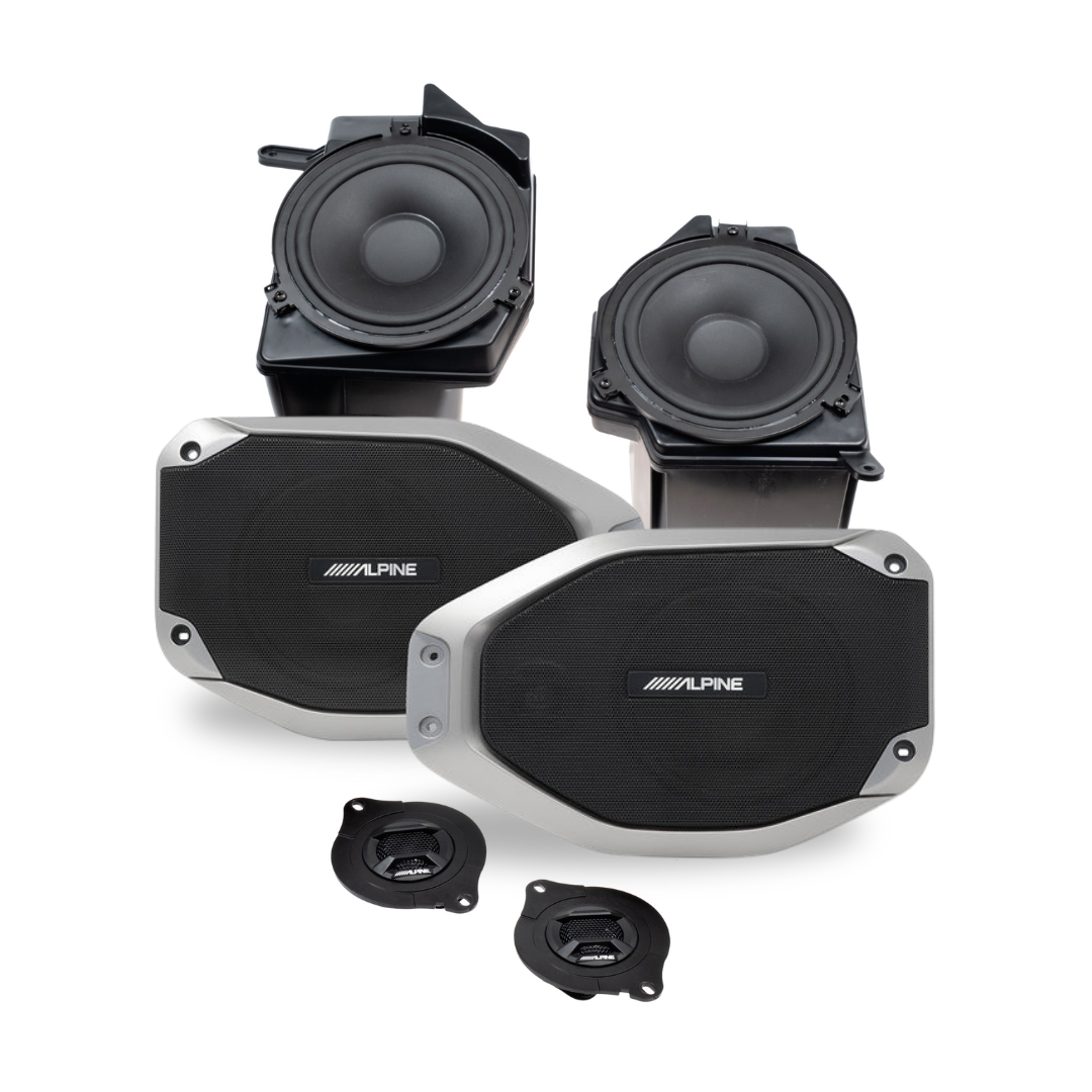 Alpine Plug & Play Full Speaker Upgrade Bundle SPV-65-JLT/ SPV-65X-WRA Combo  | '18-'23 JL Wrangler/ '20-'23 JT Gladiator