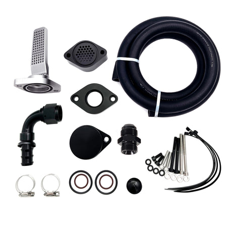 TruckTok 2011-2023 6.7L Powerstroke 4" Exhaust Delete Pipe & CCV Reroute Kit TruckTok