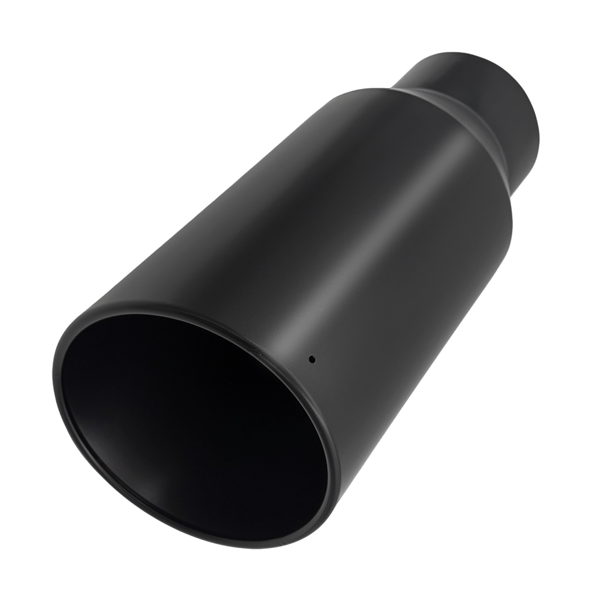 Trucktok 4" Inlet 6" Outlet 12" Overall Length Bolt On Exhaust Tailpipe Tip Black TruckTok