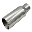 Trucktok 4" Inlet 6" Outlet 15" Overall Length Stainless Steel Bolt On Exhaust Tailpipe Tip TruckTok