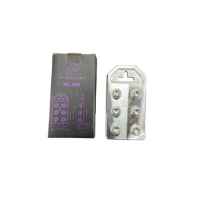 Audio Xtreme Code AC-AT6 Flat 6 Spot Aluminum Battery Terminal (Single) Audio Xtreme Code