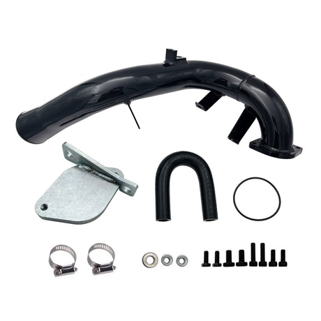 TruckTok 2007.5-2010 6.6L Duramax Passenger Up-Pipe & EGR Delete Kit w/intake TruckTok