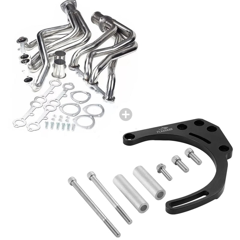 1973–1985 Chevy Truck Blazer Suburban C10 Headers 4.1–7.4L Small Block Flashark