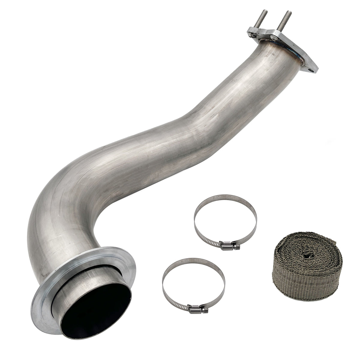 2017-2019 6.6L Duramax L5P 4" DPF Delete pipe & 3.5" Downpipe w/EGR Delete kit TruckTok