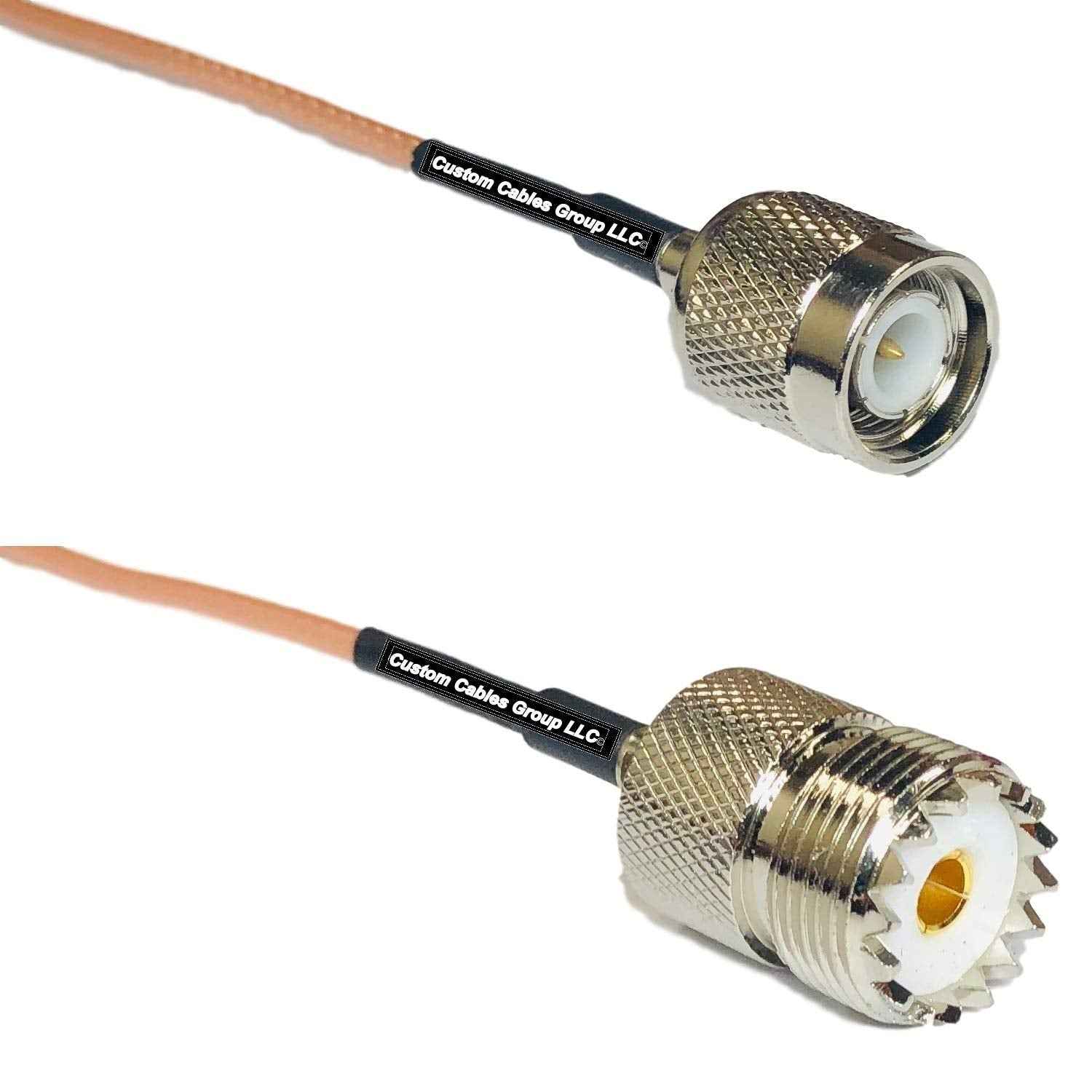 1 Foot RG316 TNC Male to SO239 UHF Female RF Pigtail Cable Generic