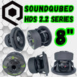 SoundQubed HDS2.2 Series 8-Inch Subwoofer