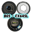 SoundQubed BGS-CX64SL 6.5-Inch Coaxial Loudspeaker