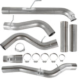 2004-2005 6.6L Duramax LLY 5" DP-Back DPF Race Pipe & EGR cooler Delete Kit TruckTok