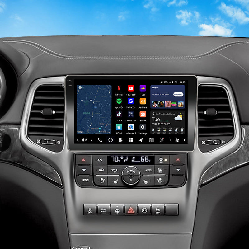 VISION 9” Custom-Fit Car Stereo for Jeep Grand Cherokee 2011-2013