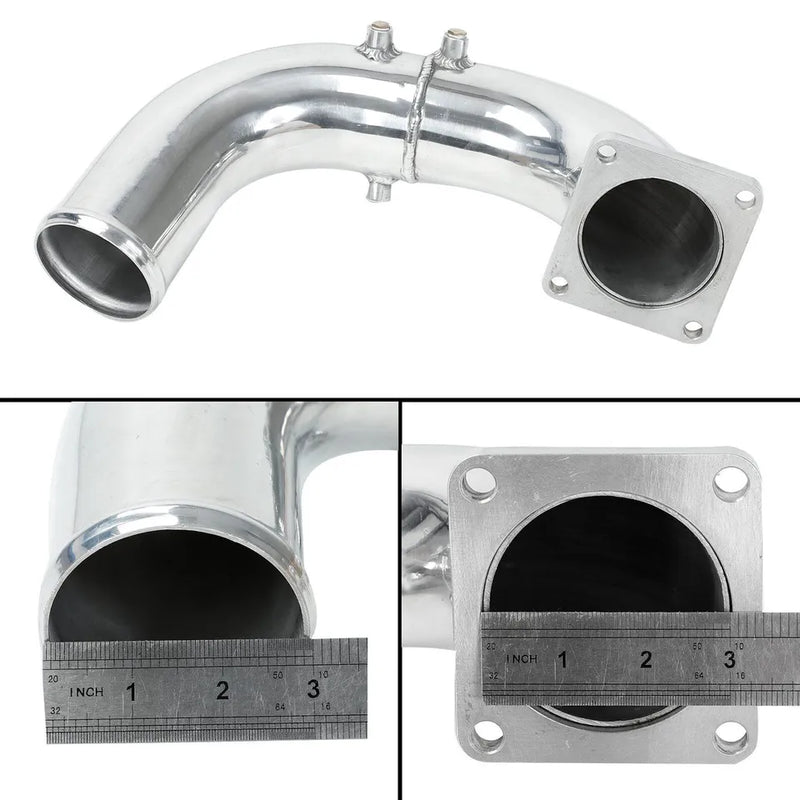 TruckTok 1994-1998 5.9L 12V Dodge Cummins Diesel 3" Air Intake Elbow Charge Pipe Generic