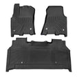 Trucktok 2025-2026 Dodge Ram 1500 Crew Cab with Storage All-Weather TPE Floor Mats TruckTok