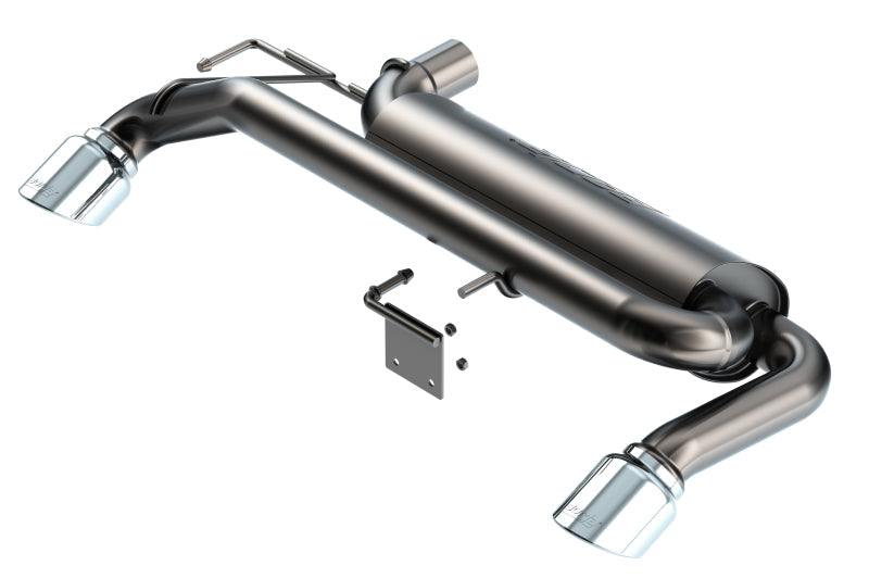Borla 2.3L ATAK Axle-Back Exhaust System with Bright Chrome Tips | 2021+ Ford Bronco