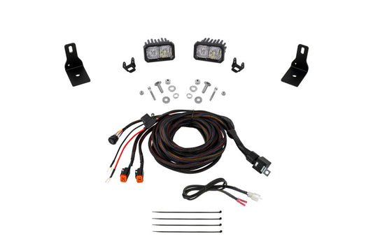 Diode Dynamics 2022+ Ford Maverick, C2 Sport Stage Series Ditch Light Kit Pro White Combo