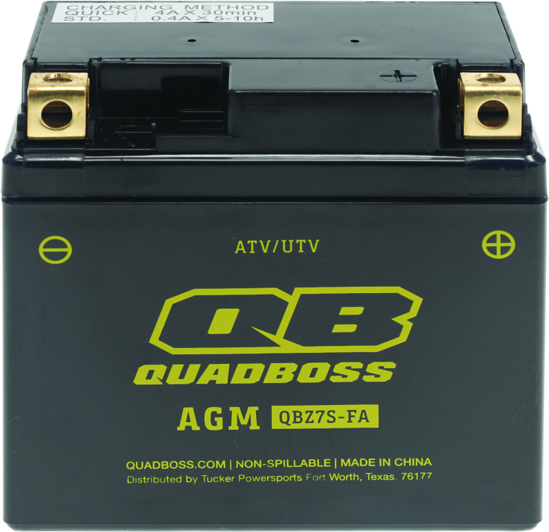 QuadBoss 06-08 Arctic Cat 50 DVX (02) Maintenance-Free AGM Battery