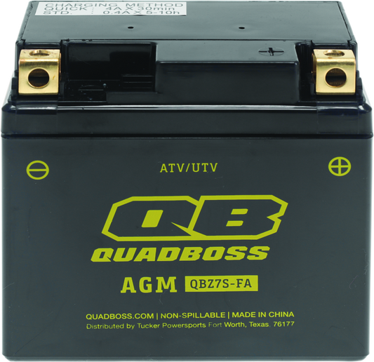 QuadBoss 06-08 Arctic Cat 50 DVX (02) Maintenance-Free AGM Battery