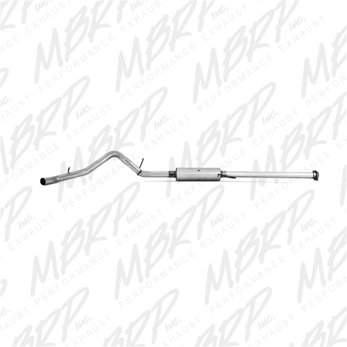 MBRP 2007-2008 Chev/GMC 1500 CC EC 6ft6in bed 4.8/5.3L 3in Cat Back Single Side AL P Series Exhaust