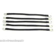 2 Awg HD Golf Cart Battery Cable 5 pc Black HD Club Car 1983 & Up Set U.S.A MADE AC DC WIRE AND SUPPLY