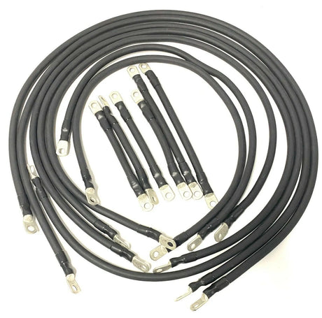 # 2 Awg HD EZGO TXT FLEET Golf Cart Battery Cable 13 pc Set U.S.A MADE AC DC WIRE AND SUPPLY