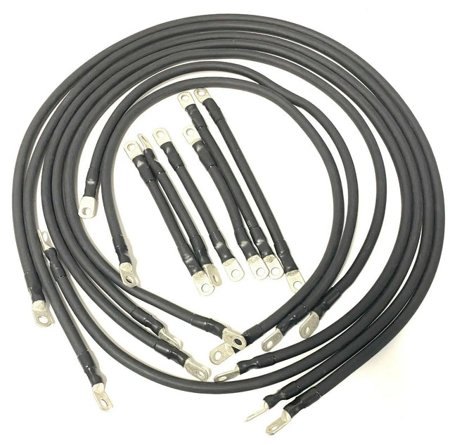 # 2 Awg HD EZGO TXT FLEET Golf Cart Battery Cable 13 pc Set U.S.A MADE AC DC WIRE AND SUPPLY