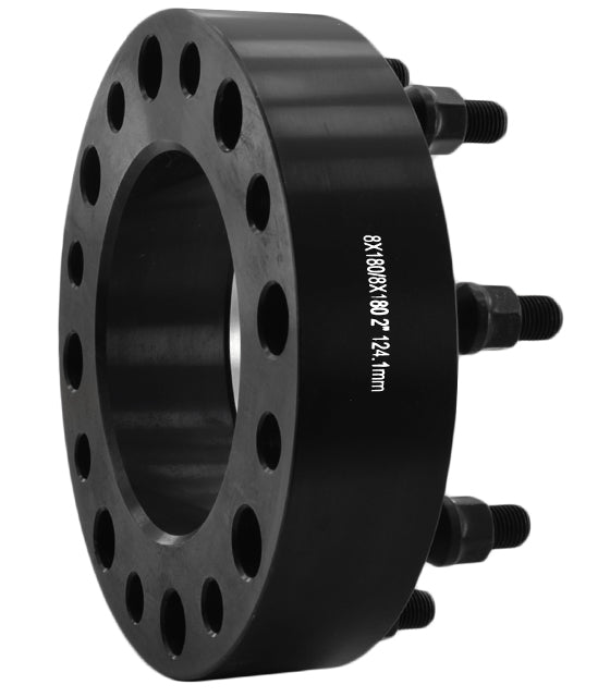8x180 Wheel Spacers Hub Centric Billet For 2011-2026 GM 2500 3500 SRW