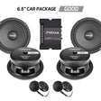 6.5” PRO Audio Speakers & Tweeters + Amplifier Bundle PRV Audio