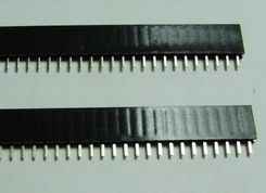 40 Pin 2.54mm Single Row Female Pin Header TekShack