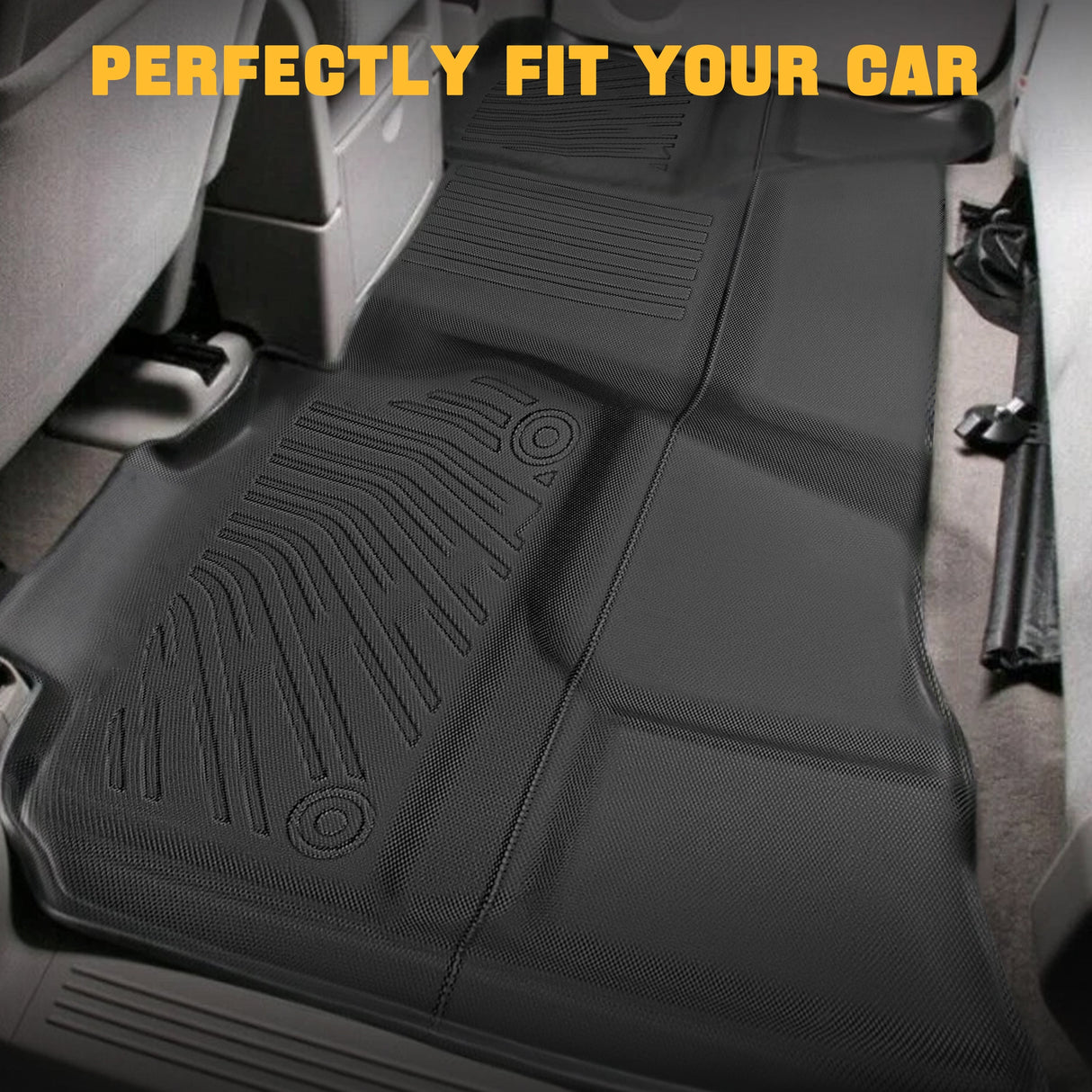 Trucktok Dodge Ram 2002-2008 1500 & 2003-2009 2500 3500 Crew Cab (Quad Cab) All-Weather Floor Mats TruckTok