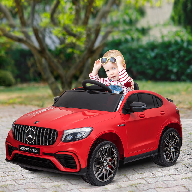 Mercedez-Benz 12V Kids Ride-On Car with Remote Control, Music, and Lights - A Premium Driving Experience for Young Ones