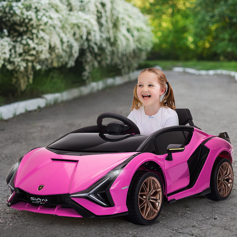 Lamborghini SIAN 12V Kids Electric Ride On Car Toy with Remote Control
