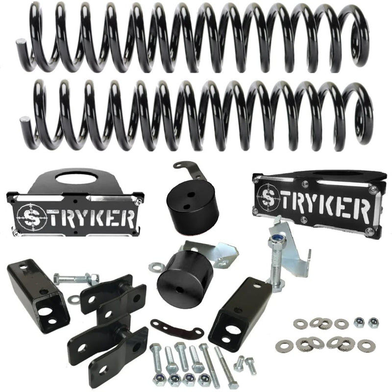 2.5 F250 F350 Coil Leveling Kit for 2023 to 2026. Stryker Off Road Design