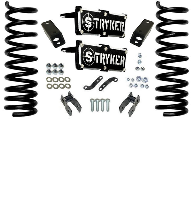 2.5" F450 F550 Coil Spring Leveling Kit Ford 2017 to 2026 Super Duty Stryker Off Road Design