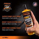 PRV Audio Wash and Wax Car Soap Carnauba 16 fl oz