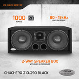 PRV Audio CHUCHERO 210-290 Dual 10in Speaker Box Black