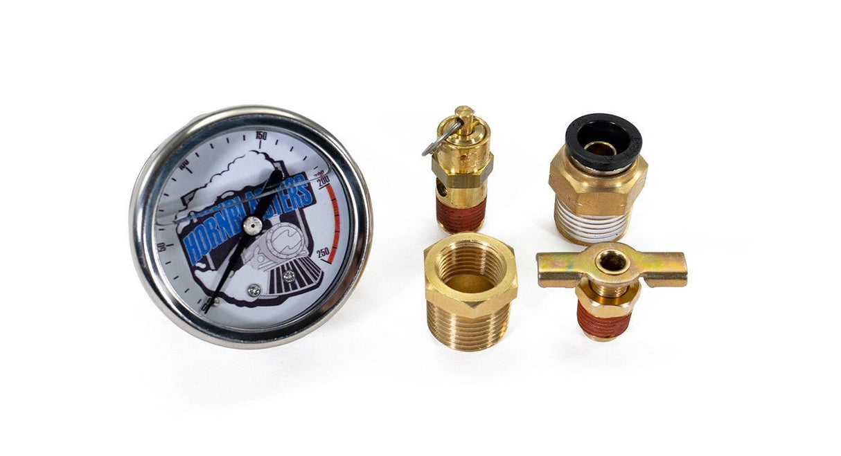 2-Gallon Single Compressor Fitting Kit HornBlasters