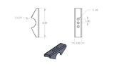 Early Jeep Narrow Width Perches 2" Wide (CJ & M Series) Far From Stock Ruffstuff