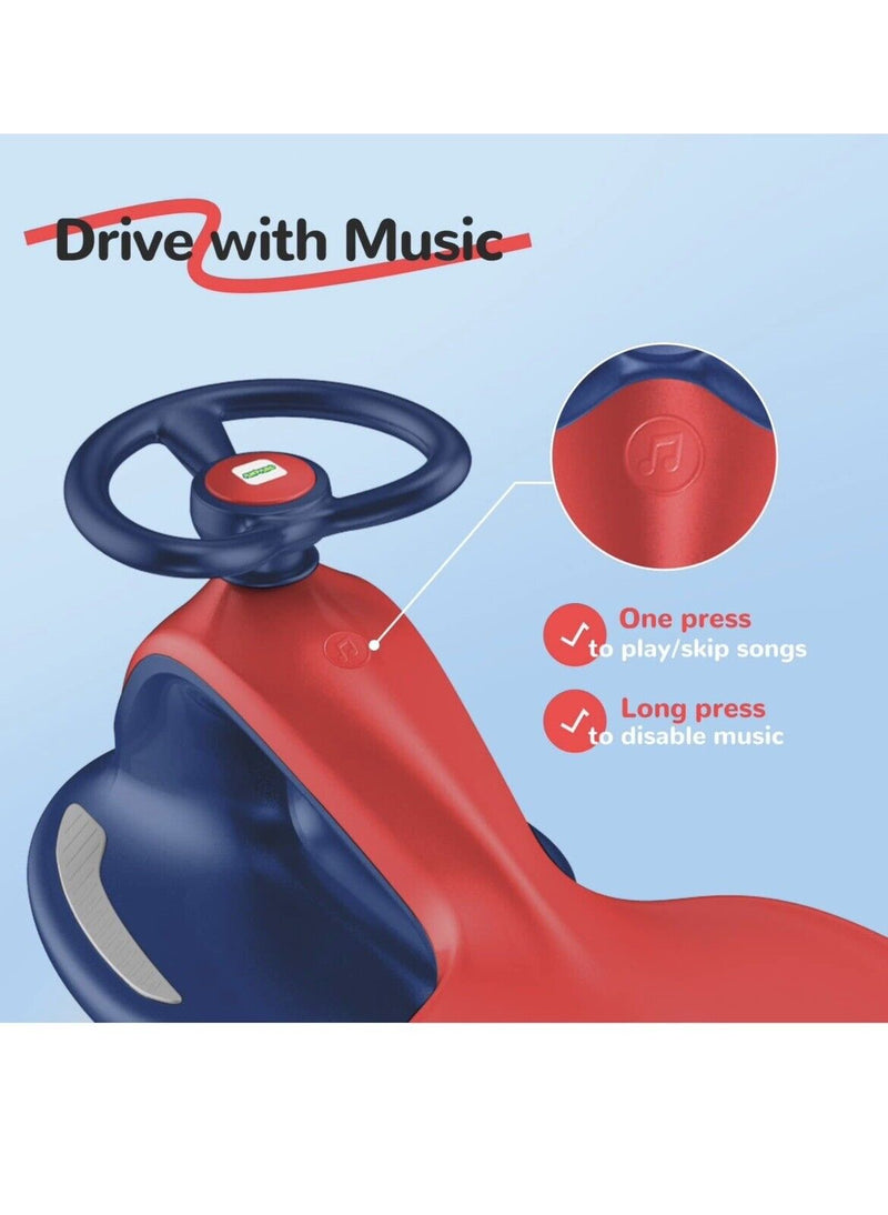 2-in-1 Electric Wiggle Car: The Perfect Ride-On Toy for Kids Ages 2-5