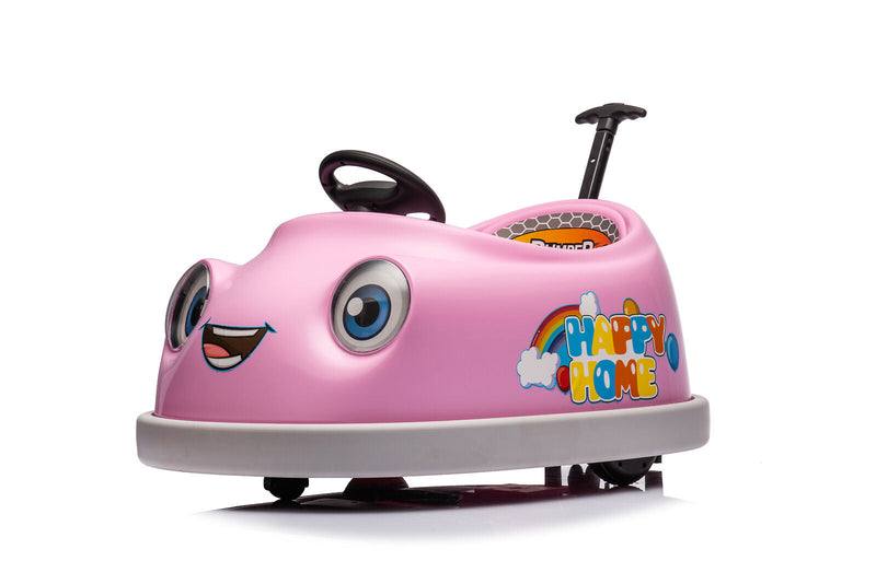 2-in-1 Toddler Bumper Car and Rocking Horse with Music for Ages 1-6