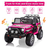 2-Seater 12V Electric Ride-On Jeep for Kids with Remote Control