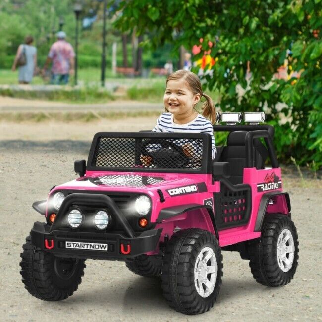 2-Seater 12V Electric Ride-On Truck for Kids with Remote Control