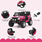 2-Seater 12V Electric Ride-On Truck for Kids with Remote Control