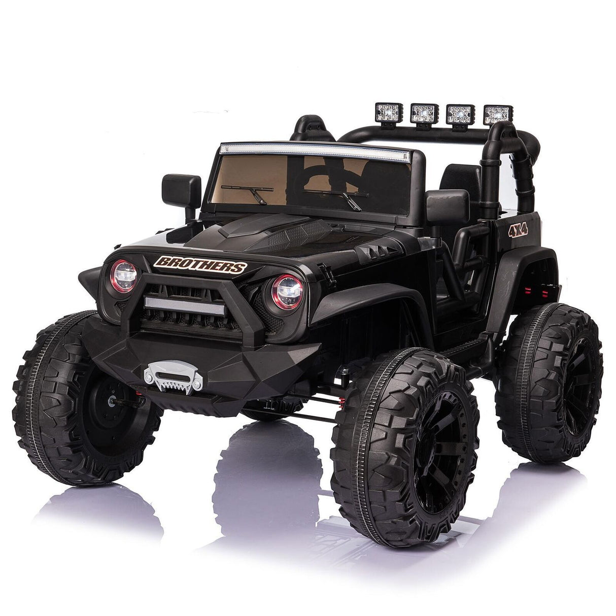 2-Seater 24V 400W Electric Ride-On Truck with Remote Control for Kids