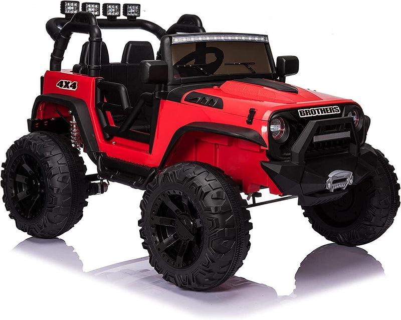 2-Seater 24V Electric Ride-On Truck for Kids with Remote Control