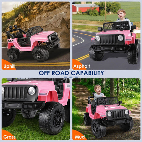 12V/24V Jeep Music Fashion Parent Remote Electric Ride-On Car for Kids