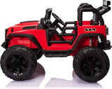 2-Seater 24V Electric Toy Truck for Kids with LED Lights and Parental Remote Control