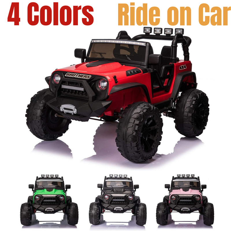 Electric 2 Seater Kids Ride-on Truck with Remote Control and 24V Battery