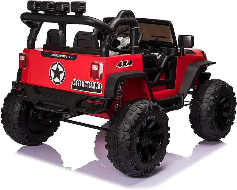 2-Seater 24V Electric Ride-On Truck for Kids with Parental Remote Control