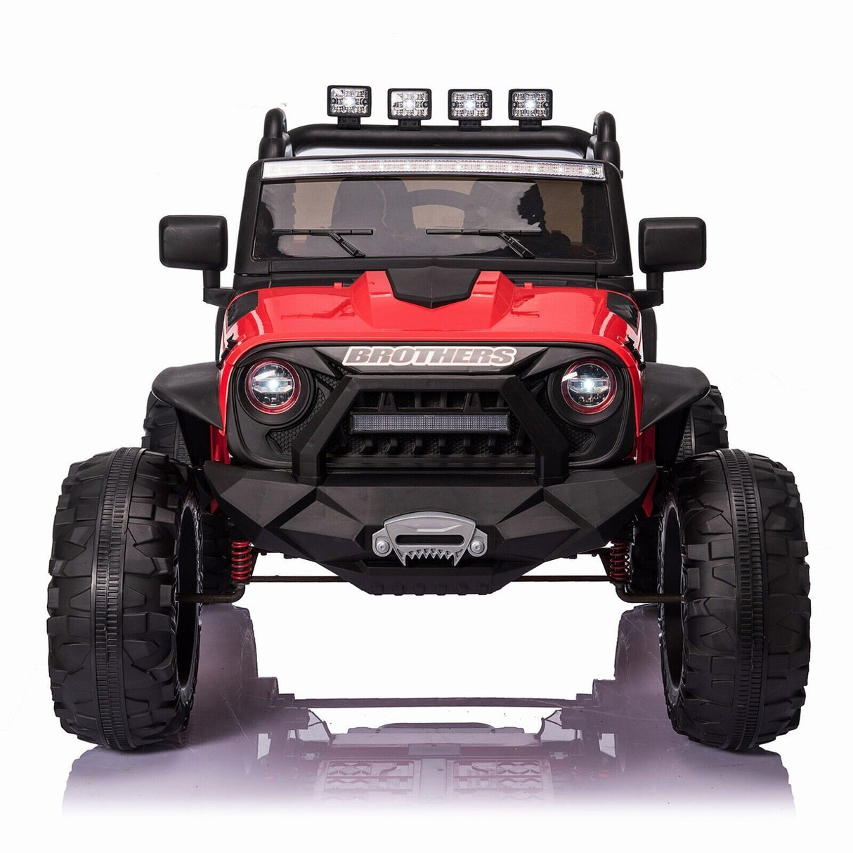 2-Seater 400W Electric Ride-On Truck for Kids with Remote Control, LED Lights, and MP3 Player