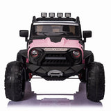 2-Seater 24V Electric Ride-On Truck with Bluetooth and LED Lights for Kids